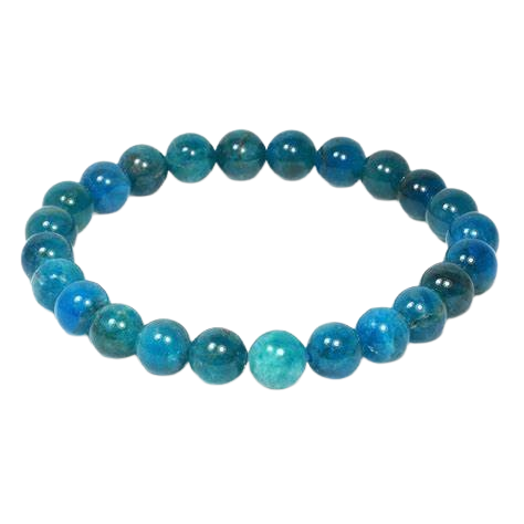 Blue Apatite Stone Bracelet