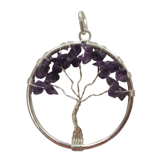 Amethyst Tree Of Life Pendant