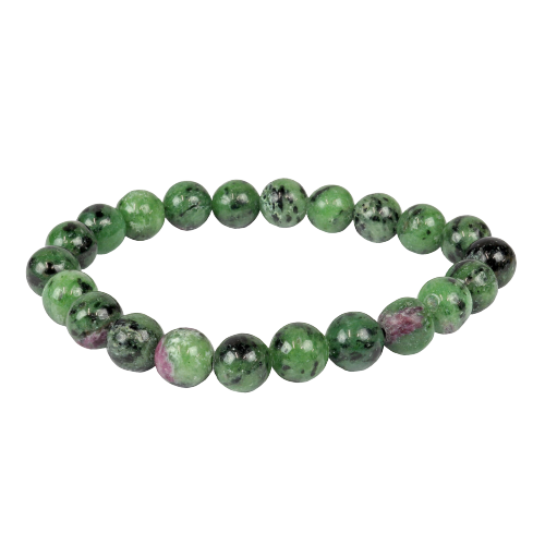 Ruby and Zoisite Stone Bracelet