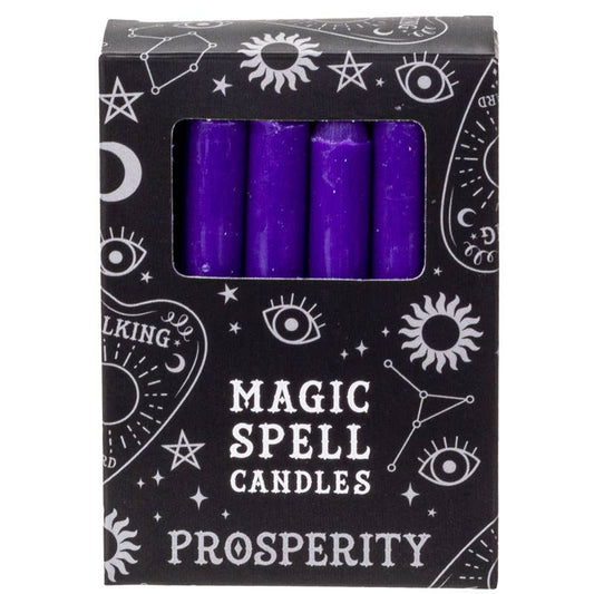 Purple Prosperity Spell Candles